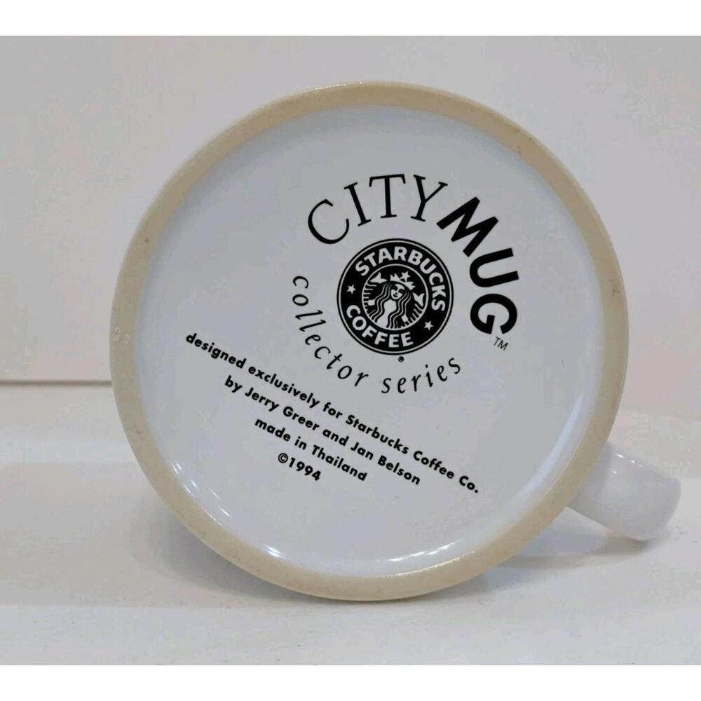 Starbucks Coffee City Mug Collector Series 1994 Chicago Cup Greer Belson - Picture 6 of 6